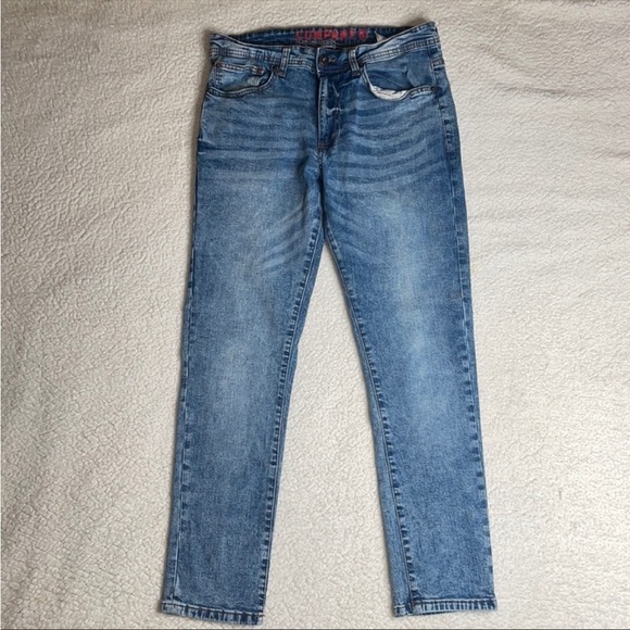 Company 81 Jeans denim Distressed Stretch Size 32 x 28 1/2 - Picture 1 of 9